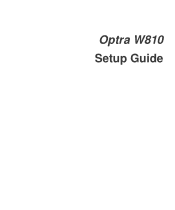 Lexmark Optra W810 Setup Guide (2.8 MB)