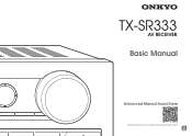 Onkyo TX-SR333 Basics Guide
