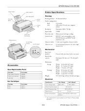 Epson C380045HA Product Information Guide