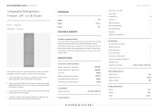 Fisher and Paykel RS2484WRU1 Quick Reference guide
