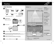 Lenovo ThinkPad T41p English - Setup Guide for ThinkPad R50, T41 Series