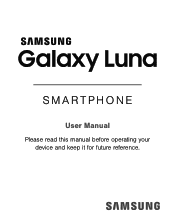 Samsung Galaxy Luna User Manual