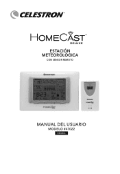 Celestron HomeCast Deluxe Weather Station HomeCast Deluxe Weather Station Manual (Spanish)