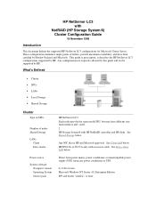 HP LH4r HP Netserver LC 3 NetRAID Config Guide  for Windows NT4.0 Clusters