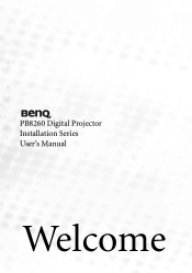 BenQ PB8260 User Manual