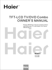 Haier HL32R1 User Manual