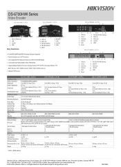 Hikvision DS-6701HWI Data Sheet