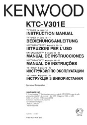 Kenwood KTC-V301E User Manual
