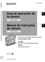 Sony CCD-TRV128 Manual de instrucciones (Español y Portugués)