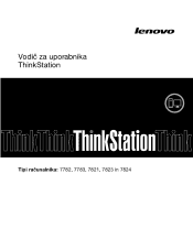 Lenovo ThinkStation E30 (Slovenian) User Guide