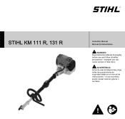 Stihl KM 111 R Product Instruction Manual