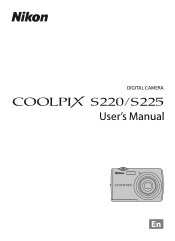 Nikon 26150 S220/225 User's Manual