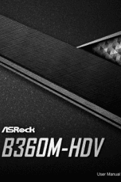 ASRock B360M-HDV User Manual