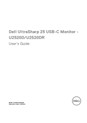 Dell U2520DR Users Guide