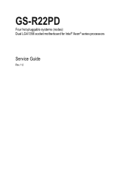 Gigabyte GS-R22PD1 Manual