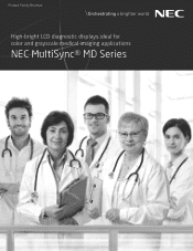 NEC MD211C2 MD Series Diagnostic Specification Brochure