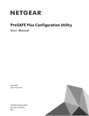 Netgear GS750E ProSAFE Plus Switches Configuration Utility User Guide