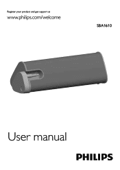 Philips SBA1610GRN User manual