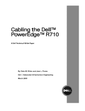 Dell PowerEdge Rack Enclosure 4820 Cabling PowerEdge R710