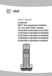 Vtech CL80109 User's Manual
