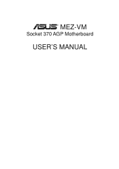 Asus MEZ-VM MEZ-VM User Manual