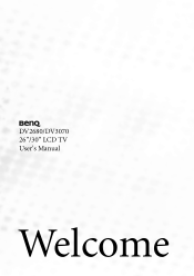 BenQ DV3070 User Manual