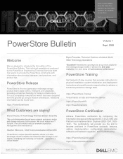 Dell PowerStore 3000X EMC PowerStore Bulletin - September 2020