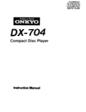 Onkyo DX-704 Owner Manual