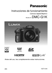 Panasonic DMC-G1A Digital Still Camera - Spanish