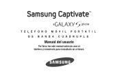 Samsung SGH-I897 User Manual (user Manual) (ver.f5) (Spanish)