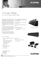 Aastra 142d Datasheet Charger Rack  Aastra 142d