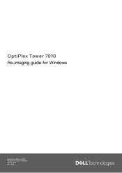 Dell OptiPlex Tower 7010 Re-imaging guide for Windows