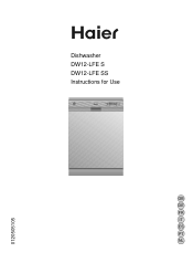 Haier DW12-LFE User Manual