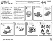 Lexmark X1250 Setup Sheet