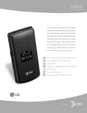 LG CU515 Data Sheet (English)