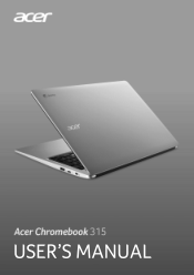 Acer Chromebook 315 CB315-3HT User Manual