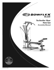 Bowflex Blaze Assembly Manual