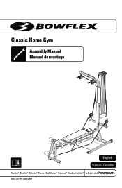 Bowflex Classic Assembly Manual
