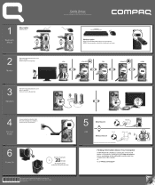 HP Presario CQ3000 Setup Poster (Page 1)
