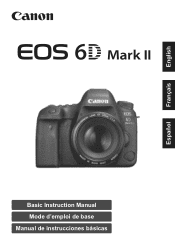 Canon EOS 6D Mark II Basic Instruction Manual