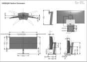 Dell U4021QW Outline Dimension Guide