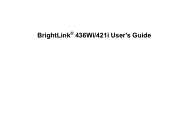Epson BrightLink 436Wi User Manual