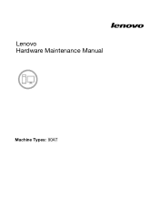Lenovo 63 Lenovo 63 Hardware Maintenance Manual