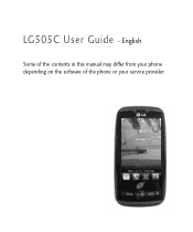 LG LG505C User Guide