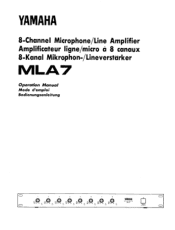 Yamaha MLA7 Owner's Manual (image)