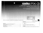 Yamaha PX-3 PX-3 OWNERS MANUAL