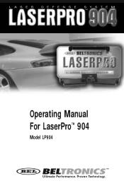 Beltronics Laser Pro 904 Owner's Manual