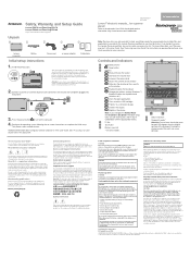 Lenovo E50-80 Laptop (English) Safety, Warranty, and Setup Guide - Lenovo E50-70, E50-80
