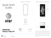 Samsung Galaxy Z Flip3 5G ATT Quick Start Guide