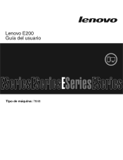 Lenovo E200 (Spanish) User guide
